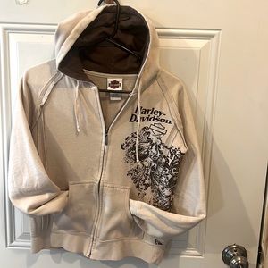 Harley Davidson zip up sz small